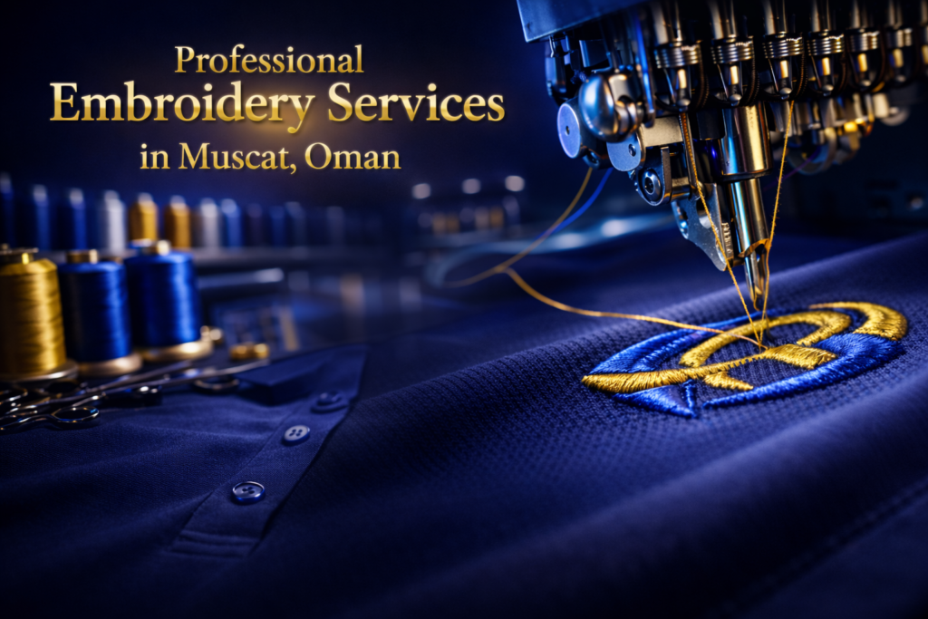 Embroidery Services in Muscat, Oman