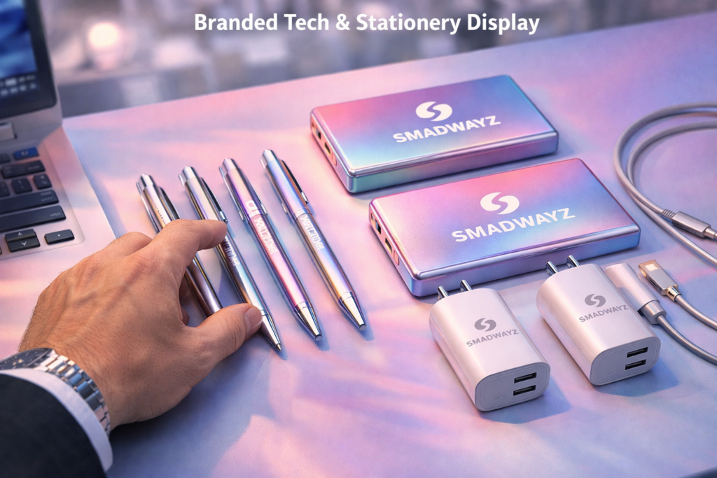 Branded Pens, Powerbanks & Chargers