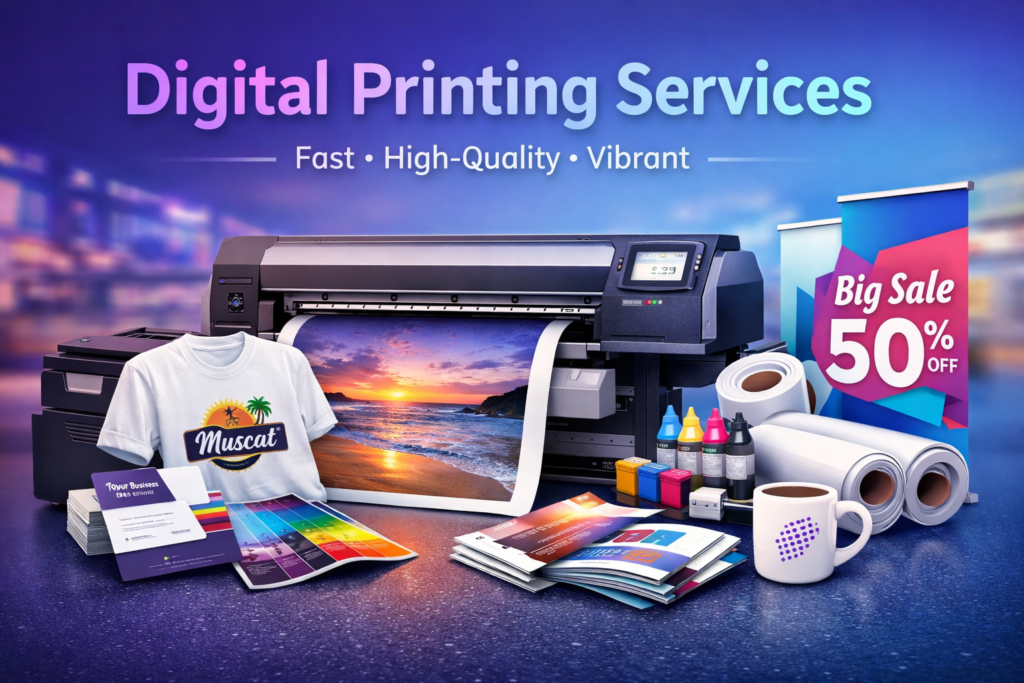 Digital Printing Services in Muscat, Oman