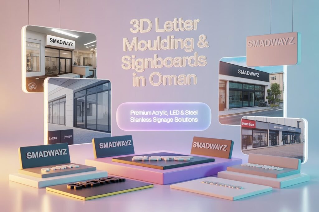 3D Letter Moulding & Signboards