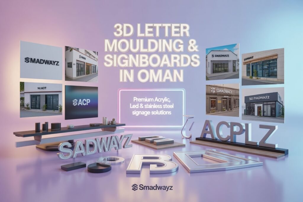 3D Letter Moulding & Signboards