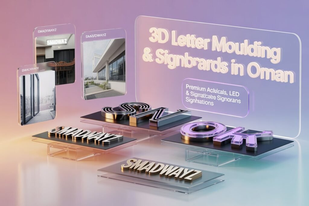 3D Letter Moulding & Signboards