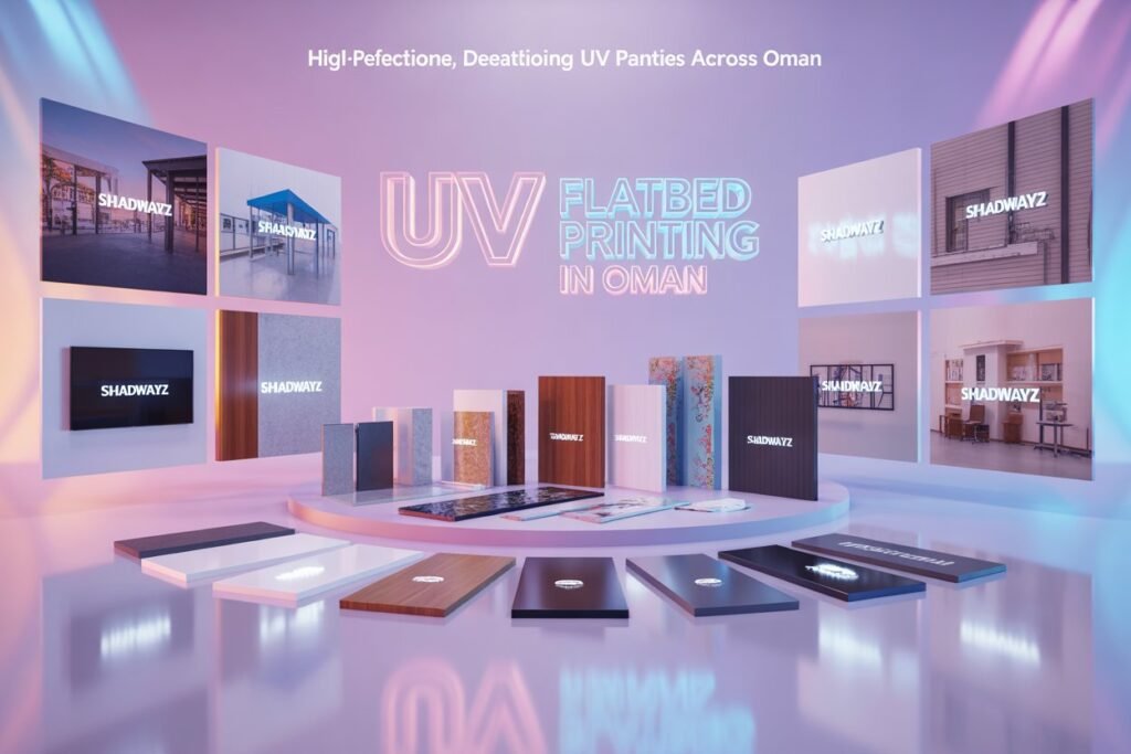 UV Flatbed Printing Services in Oman