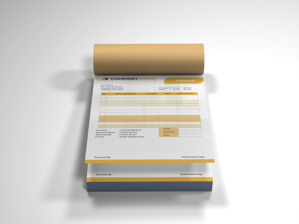 Bill Books & Invoice Books in Salalah Oman