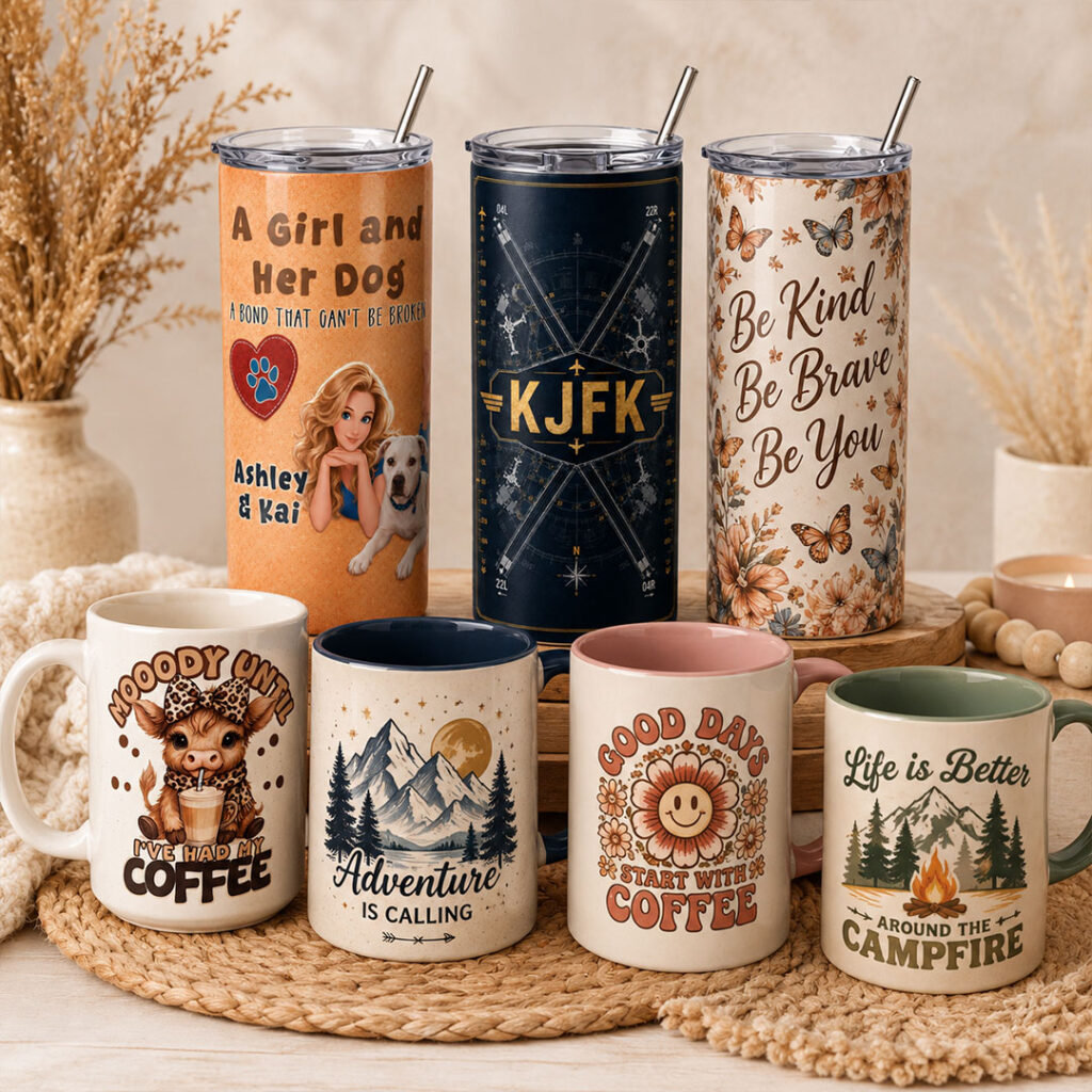 Custom Mugs & Drinkware in Salalah Oman
